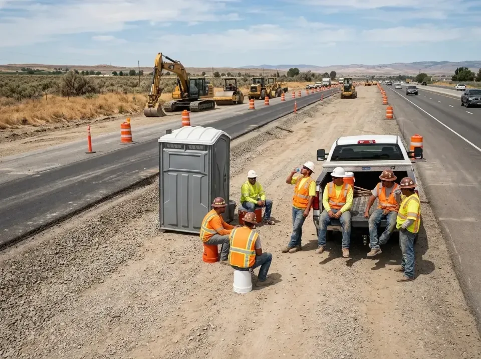 highway-road-construction-crew-007 — frequently asked questions, Porta Potty and Restroom Rentals in Simonton Lake, IN